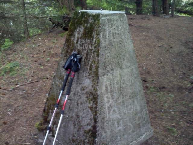 Aldrich Butte survey marker
