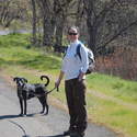 at the trailhead