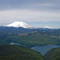 Mt St Helens and Mt Rainier