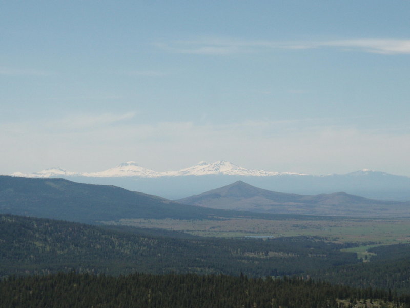 View of Gray Butte which I had climbed earlier in the day