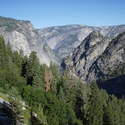 View toward Yosemite Valley from the John Muir Trail