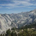View from the just before the Half Dome cables