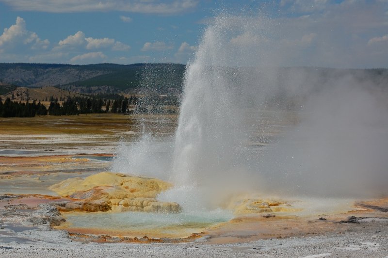 We drove over to Yellowstone and had more exploring there. This one is in Lower Basin