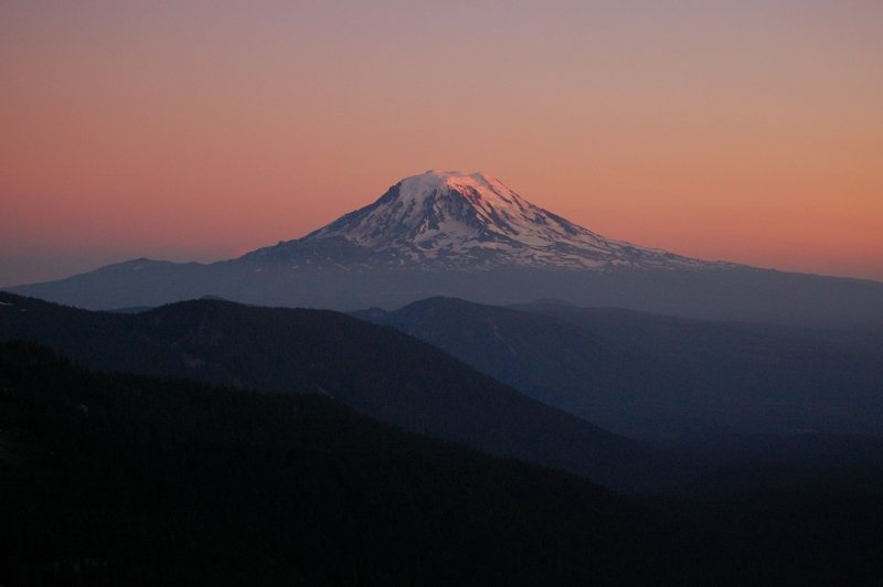Mt. Adams at sunset