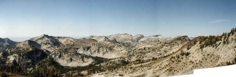 westward view from Needlepoint summit