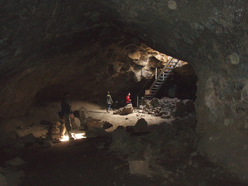 Just inside Boyd Cave