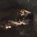 Just inside Boyd Cave