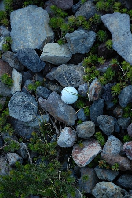 Lemei Rock is the golfing hub of the Indian Heaven! (well not so much, only one ball found but I read the story)