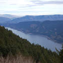 Views east to Hood River from Puppy Dog