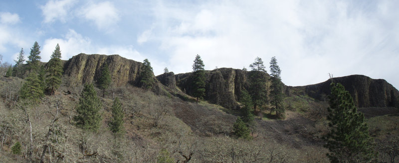 bluffs above vision quest pits