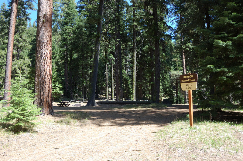 I like White Rock campground - it only has 2-3 spots, about half-acre each (no joke), the restrooms, and plenty of shade from old-growth ponderosa pines. I never see a soul in it, but maybe it's because I always plan it on workday (that time an original p