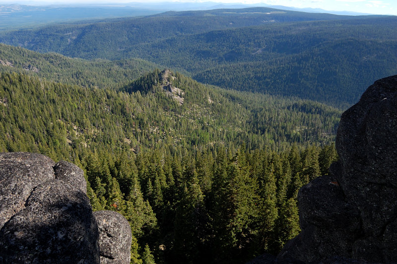 One of many viewpoints just off Divide Trail. No clearcuts (almost)
