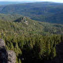 One of many viewpoints just off Divide Trail. No clearcuts (almost)