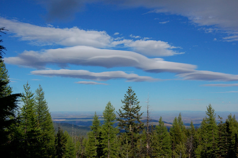 There were some lenticulars that day