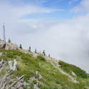Mt. Ranier behind the clouds