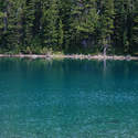 This is pretty close to real color of the lake