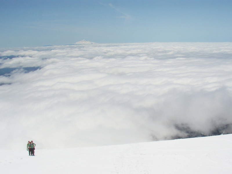 Hood above the clouds